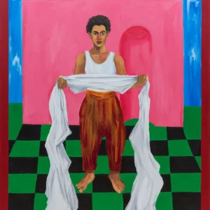 Anuar Khalifi, Remember the Future, 2025, Acrylic on Canvas, 205 x 163 cm