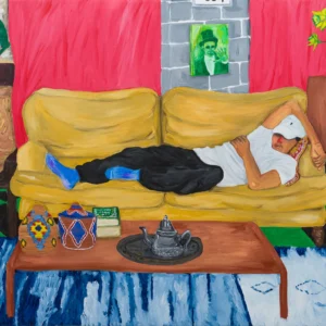 Anuar Khalifi, Remember Contraction, 2025, Acrylic on Canvas, 150 x 180 cm