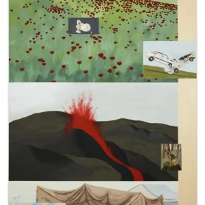 Sara Naim, Skin 8, 2025, Oil on Canvas, 240 x 175 cm