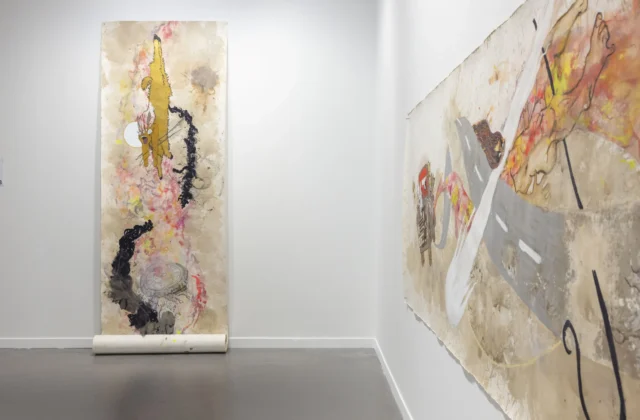 installation-view-sophia-al-maria-hilux-art-basel-qatar-doha-3-7-february-2026.-photo-by-ismail-noor.-courtesy-of-the-artist-and-the-third-line-3-